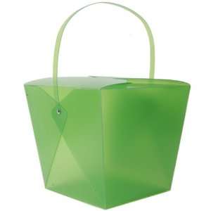  Jumbo Green Plastic Chinese Takeout Container (9 1/2 x 8 1 