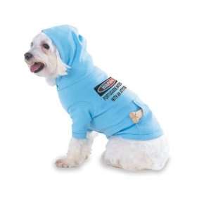 Warning Portuguese Water Dog with an attitude Hooded (Hoody) T Shirt 