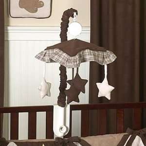  JOJO Designs Chocolate Brown Teddy Bear Musical Crib Mobile Baby