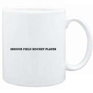  Mug White  Indoor Field Hockey Player SIMPLE / BASIC 