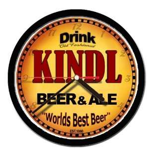  KINDL beer and ale cerveza wall clock 