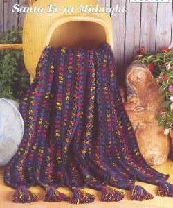 Santa Fe at Midnight Afghan Crochet Pattern  