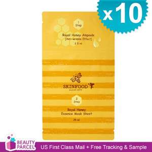 BP SkinFood Royal Honey Essence Mask Sheet X 10pcs + Free Tracking 