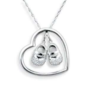  Heart n Sole Boutique Necklace in Sterling Silver and 