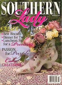   2001 Vintage Southern Lady Magazine Weddings Victorian Recipes PURPLE