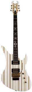 Schecter Synyster Gates Custom   SYN White w/Gold Strip  