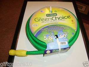 New Flexon Green Choice Lawn & Garden Hose 5/8 By 50  