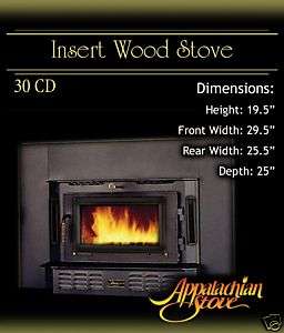 Appalachian 30 CD INSERT Wood Stove Fireplace TRIM KIT  