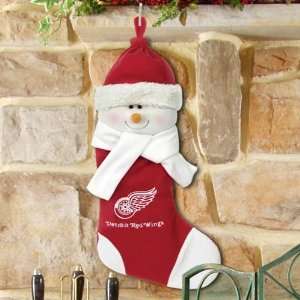  Detroit Red Wings Snowman Stocking