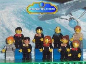 Custom LEGO minifig set Star Trek Voyager Crew  