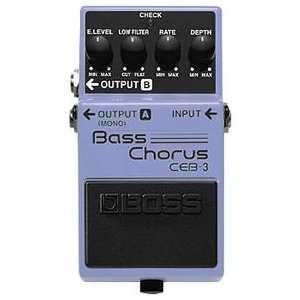  Boss CEB 3 Bass Chorus Pedal Musical Instruments