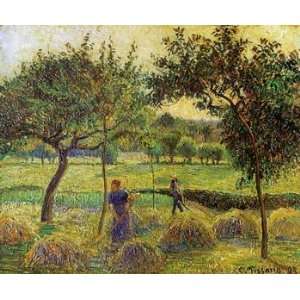   Pissarro Camille Bountiful harvest 7 Sun Canvas Art