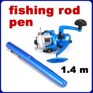 4M Pen Fish Pole Fishing Rod + Blue Reel & Line Gift  