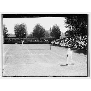  Tennis players on court,Casino,Newport
