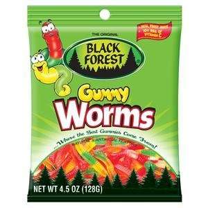  Black Forest Gummy Worms, 4.5oz Bag Health & Personal 