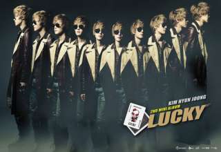 KIM HYUN JOONG (SS501)   Lucky (Limited Edition) Official Poster 