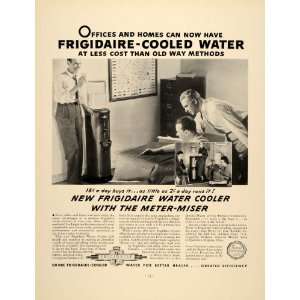  1937 Ad Frigidaire General Motors Dayton Water Cooler 