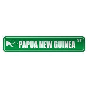     PAPUA NEW GUINEA ST  STREET SIGN COUNTRY