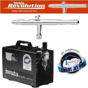  IWATA REVOLUTION AR AIRBRUSHING SYSTEM WITH SMART JET PRO AIR 