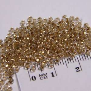  Czech Seed Beads, Size 10/0, Gold, 20g 