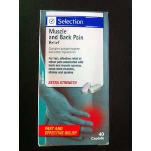  Select Extra Strength Muscle and Back Pain Relief   Fast 