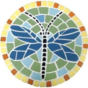  Garden Odyssey POYYH490A Mosaic Dragonfly Decorative Stepping Stone 