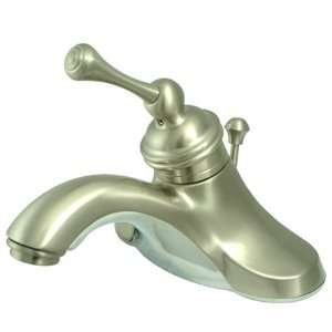   Bathroom Faucet with Buckingham Lever Handle and Drain Assembly from