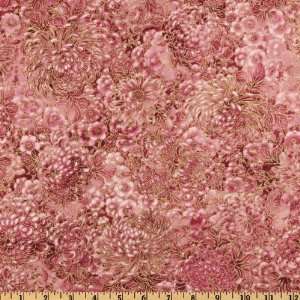  44 Wide Imperial Fusions Kyoto Chrysanthemum Plum Fabric 
