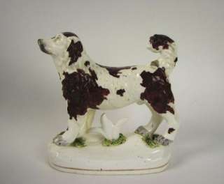 Rare form Staffordshire Dog Figurine early 19th Century English 
