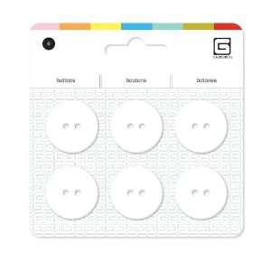   Notions 23mm Colored Buttons, Marshmallow Arts, Crafts & Sewing