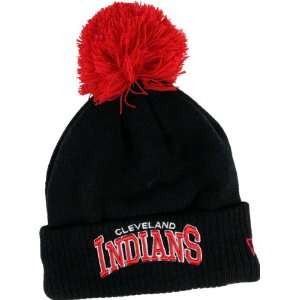   Cleveland Indians New Era Chalk Up Cuffed Knit Hat
