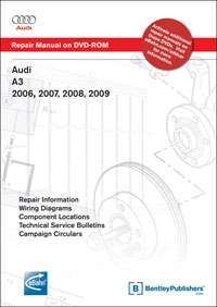 audi a3 dvd service repair manual 2006 2009 bentley publishers part 