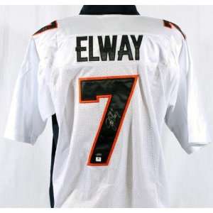 John Elway Signed Super Bowl XXXIII Jersey   GAI   Autographed NFL 