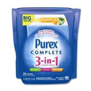  Purex Complete 3 in 1 Spring Oasis, 20 Count Boxes Health 