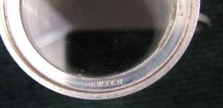 Vintage Glass Bottom Pewter Mug Made in England  