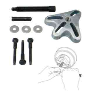 HARMONIC BALANCER PULLER FOR GM  Lisle Tools Mechanics & Auto Tools 