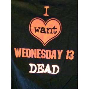  I want Wednesday 13 dead girl tee 