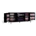 Prepac Black 60 Plasma LCD TV Media Storage Stand Console Table