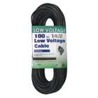  14/2 Low Voltage Direct Burial Garden Light Cable, Black, 100 Feet