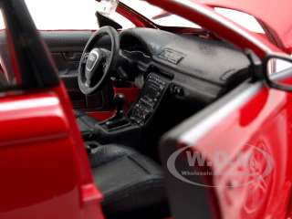 AUDI RS4 RED 124 DIECAST MODEL CAR  