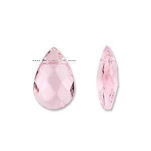  #4259 Celestial Crystal® pink, 18x12mm faceted briolette 
