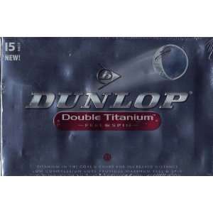 Dunlop Double Titanium Feel & Spin Titanium Core Golf Balls  