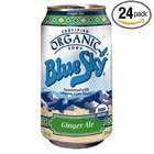Blue Sky Organic Ginger Ale, 12 Ounce Cans