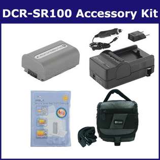 Synergy Digital Sony DCR SR100 Camcorder Accessory Kit includes SDM 