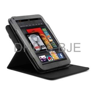   PU Leather Stand Case Cover for  2011 Kindle Fire Screen Guard