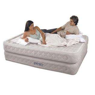 Intex New Supreme Air Flow Air Bed Queen Dual Chamber Easily Inflates 