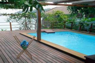 Bamboo Pool/Resort Towel Holder  