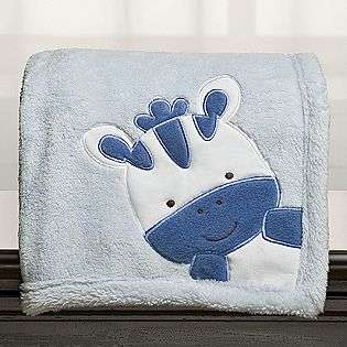 Blue Zebra Boa Blanket  Kidsline Baby Bedding Blankets 