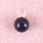 In Gifts Sterling Silver   Black Onyx Ball Pendant