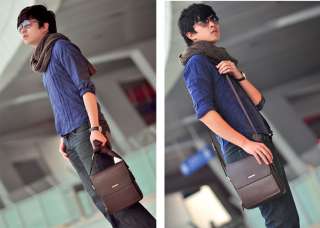 NEW Videng Polo classical brown mens leather Shoulder Bag messenger 